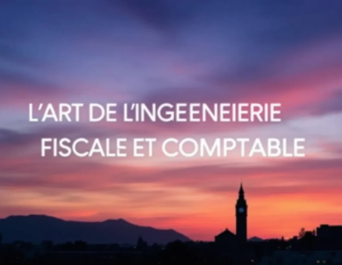 L'Art de l'Ingénierie Fiscale et Comptable : Stratégies d'Optimisation Juridique